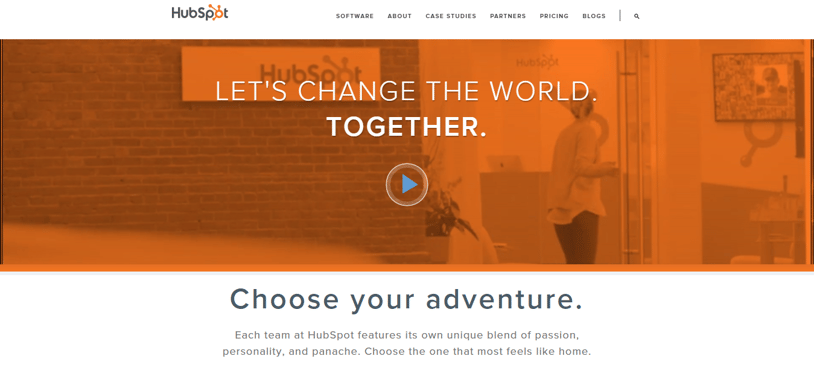 Trabalhe conosco Hubspot