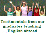 Testimonials of those who are now teaching abroad