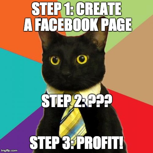 Social Media Business Cat