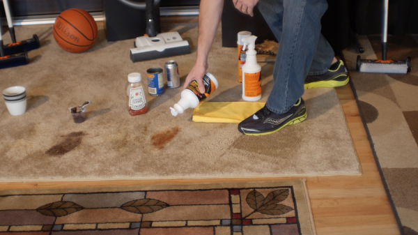 Carpet Cleaning stain removal