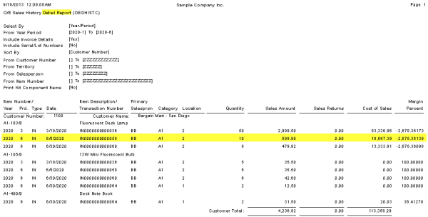 sle history report 300 erp accpac sales history reporting using sle history report 300 erp accpac sales history reporting using