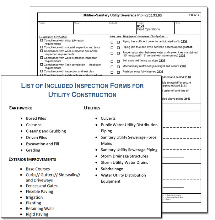 construction checklist