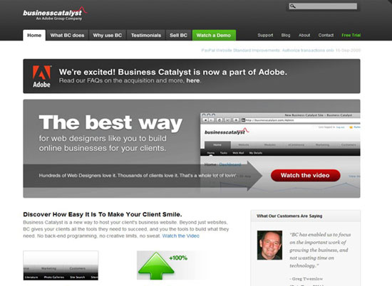 Business Catalyst CMS Business Catalyst CMS