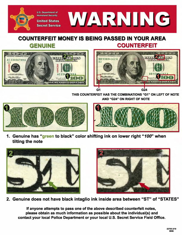 5 Ways To Spot Fake Money