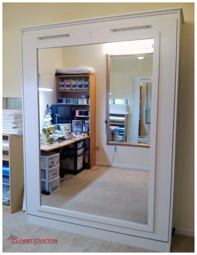 Roseville Mirrored Wall Murphy Bed