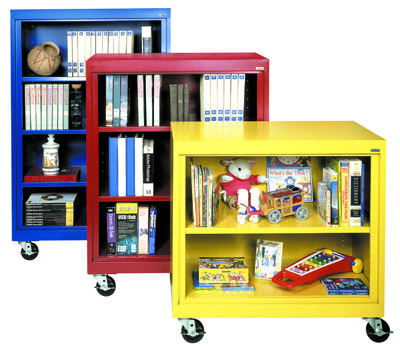Colorful Mobil Bookcases