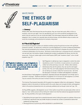 Plagiarism issues in theses - Imperial College London