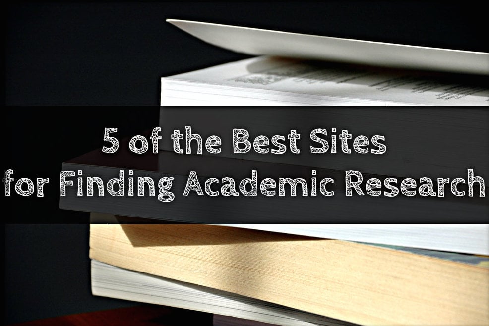 5 Of The Best Sites For Finding Academic Research - Classroom 2.0