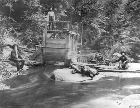 archived photo dukes creek gold mining