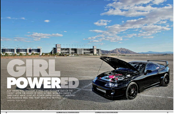 Magazine spread