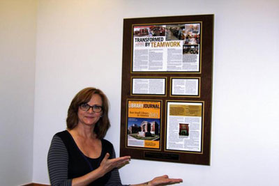 Julie Hildebrand plaque