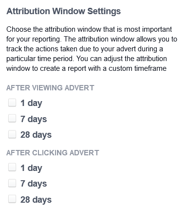 Facebook Ads Attribution Window