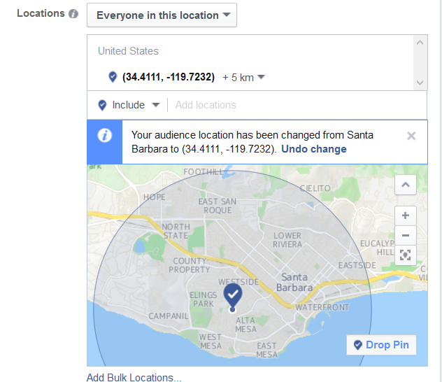 Facebook Video Ad Geo-targeting