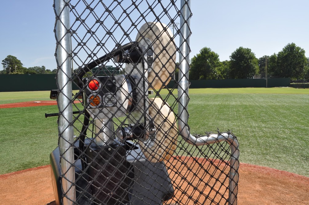 The FM250 Automated Baseball Pitching and Fielding Machine