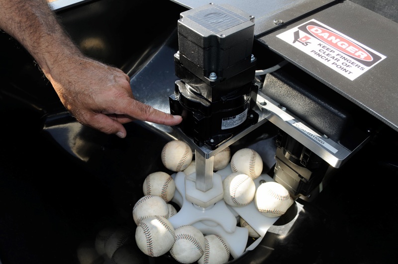 The FM250 Automated Baseball Pitching and Fielding Machine