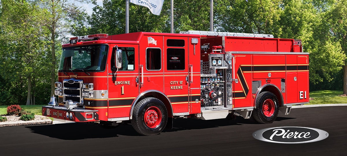 Enforcer Pumper delivered to Keene Fire Department