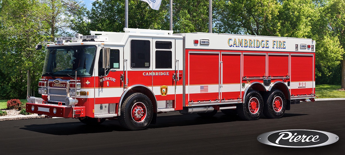 Dash CF Rescue delivered to Cambridge Fire Department