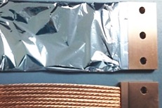 P5-501 Copper Thermal Strap - Kapton sleeve - TAI