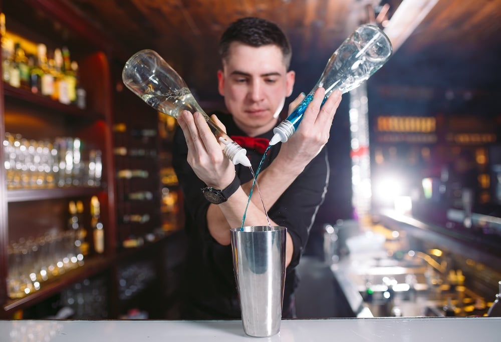 Fucking bartender after hours