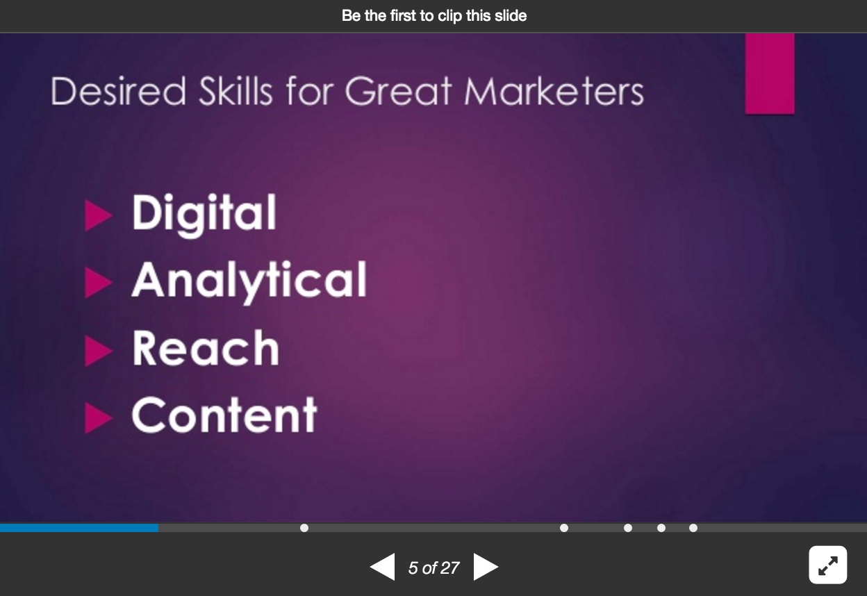 desired skills for inbound marketers