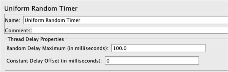 Uniform random timer