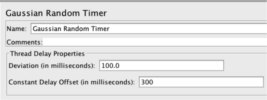 Gaussian random timer