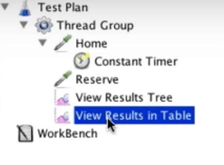 "View Results in Table" image