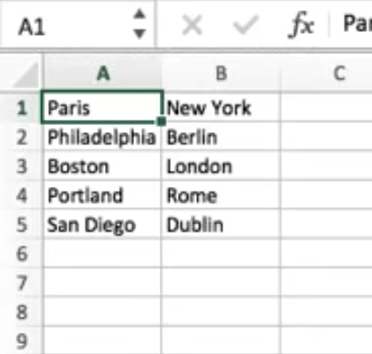 csv file for jmeter