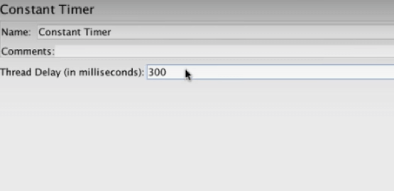 JMeter constant timer