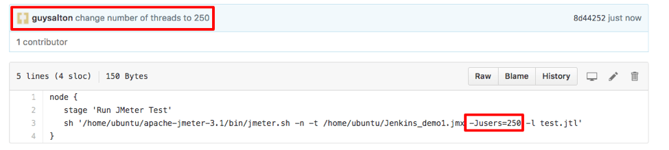 You can change your Jenkins project using the Pipeline script in your GitHub Repository