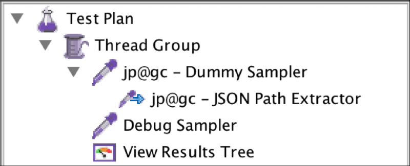 JMeter JSON Path Extractor test plan example