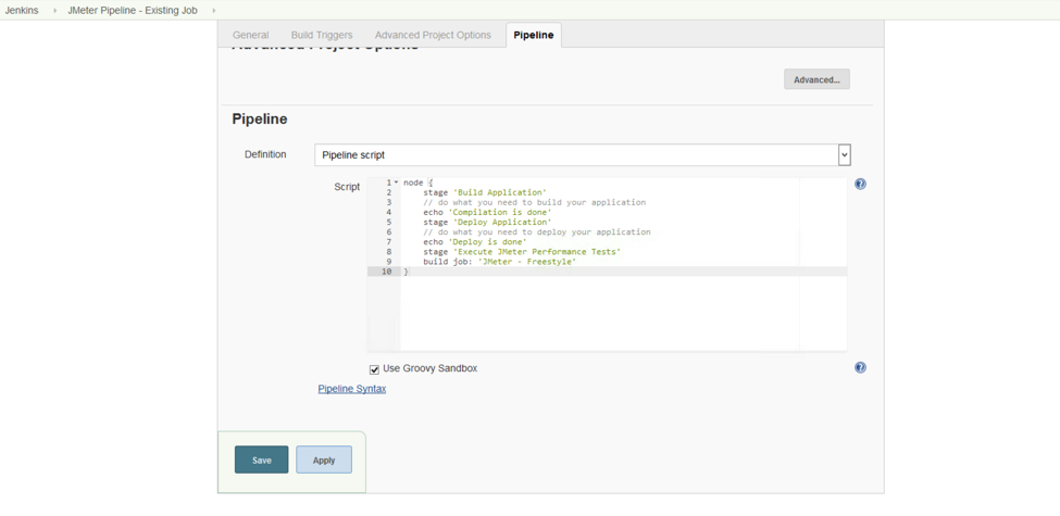 jenkins jmeter pipeline