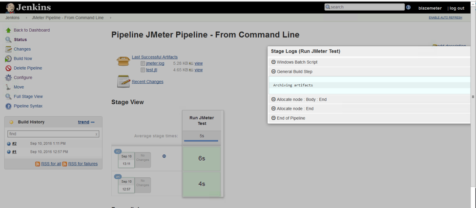 jenkins jmeter pipeline configuration