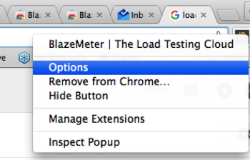 BlazeMeter Load Testing Cloud Chrome Extension ID