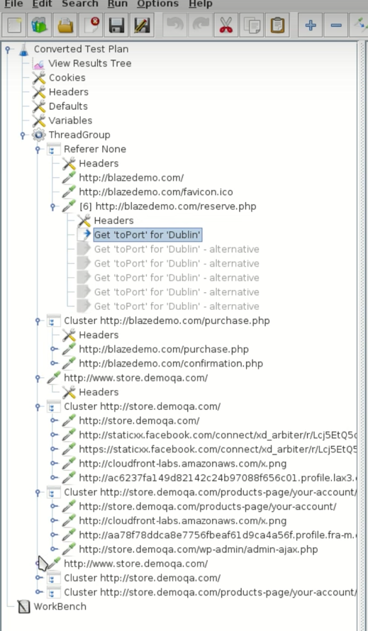 jmeter jmx request structure