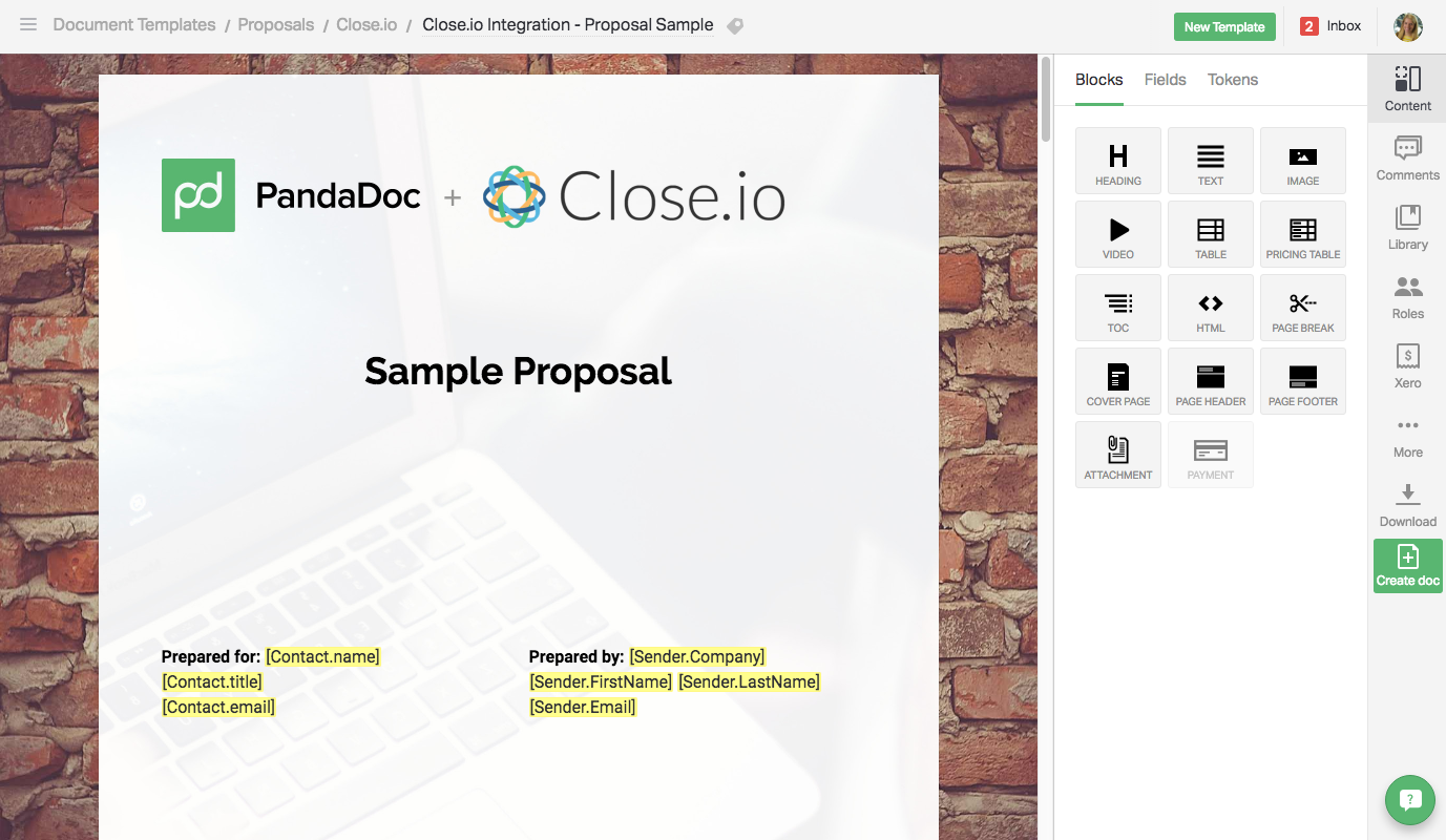 PandaDoc Close.io Integration