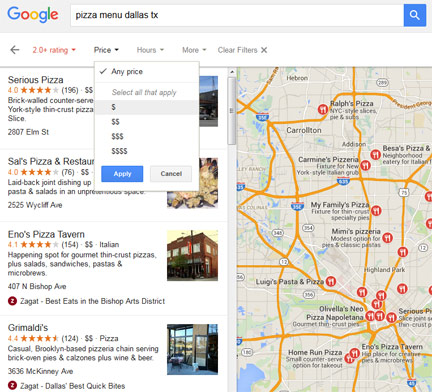 pizza search results pizza search results