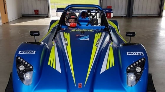 A race car with a Suzuki motorbike engine