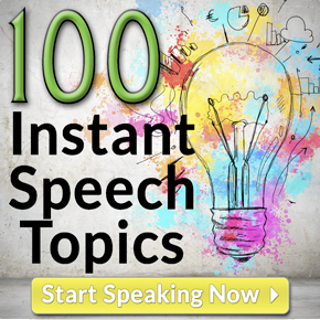 Interesting speech topics - finding the wow factor