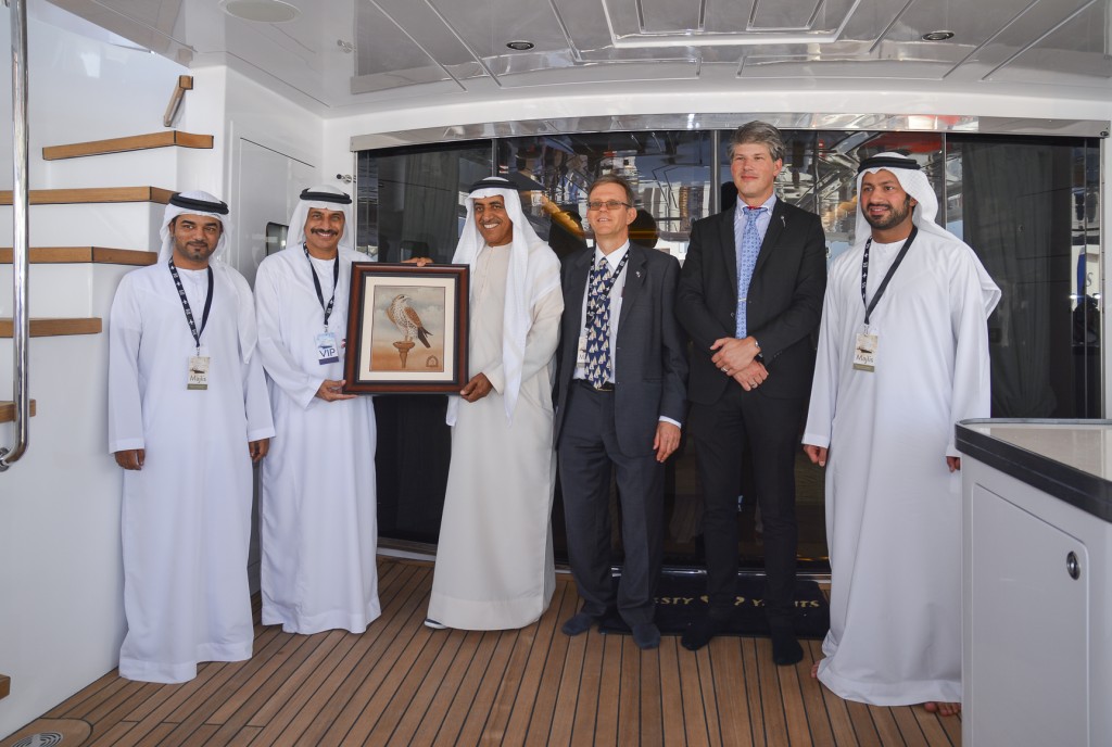 HCT presents a small token of appreciation to Gulf Craft