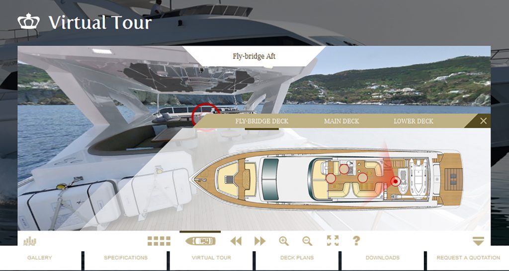 360 degree tour Majesty 90