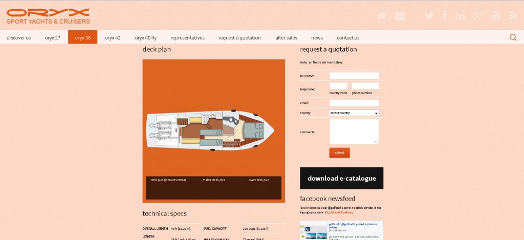 Product page of our new Oryx website