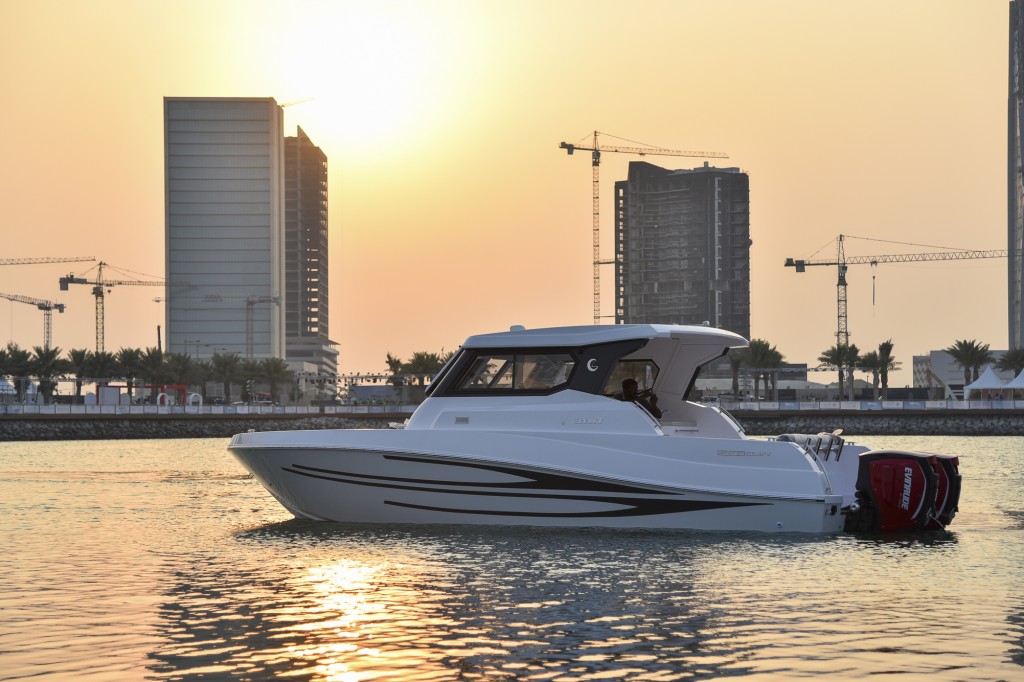 Silvercraft 31 HT arrives in Lusail Marina Doha, Qatar