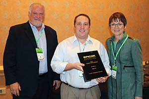 Matt Schuval, Managing Partner of Datix Inc. accepts Epicor Gold Partner award