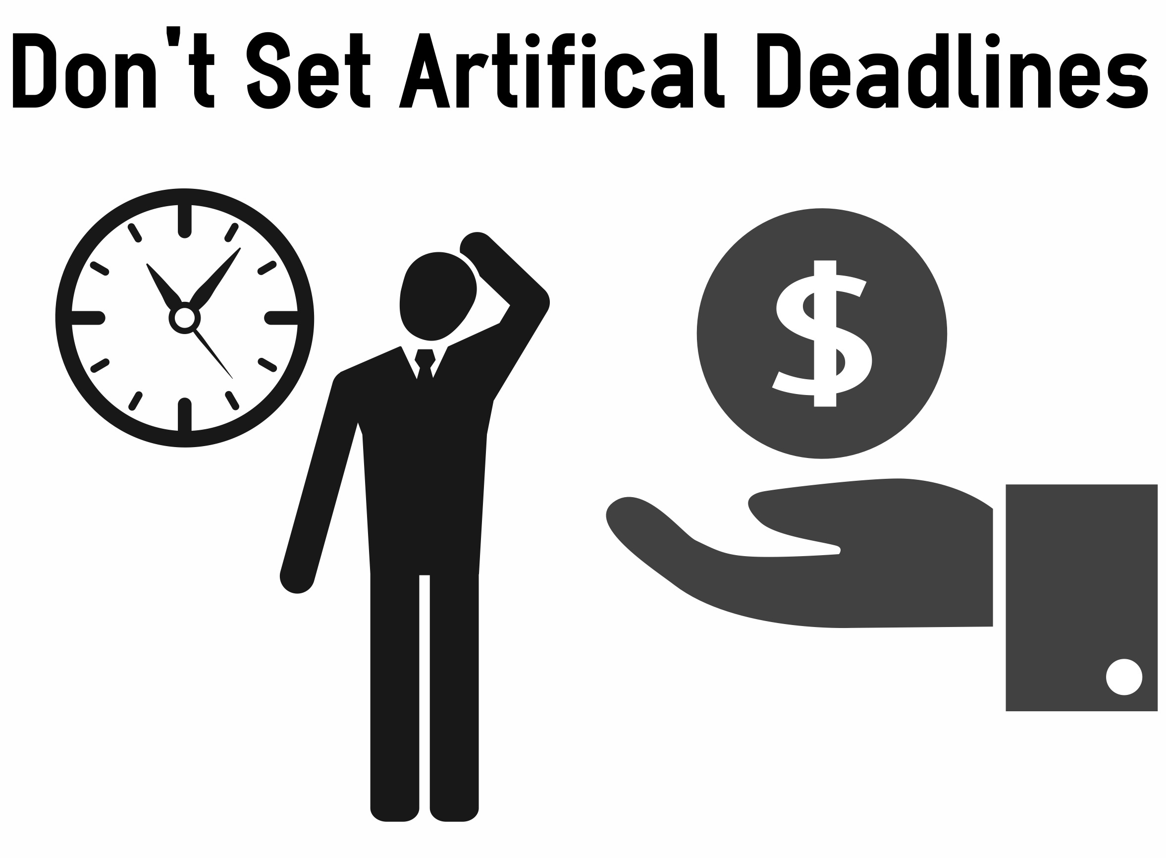 artificial deadlines