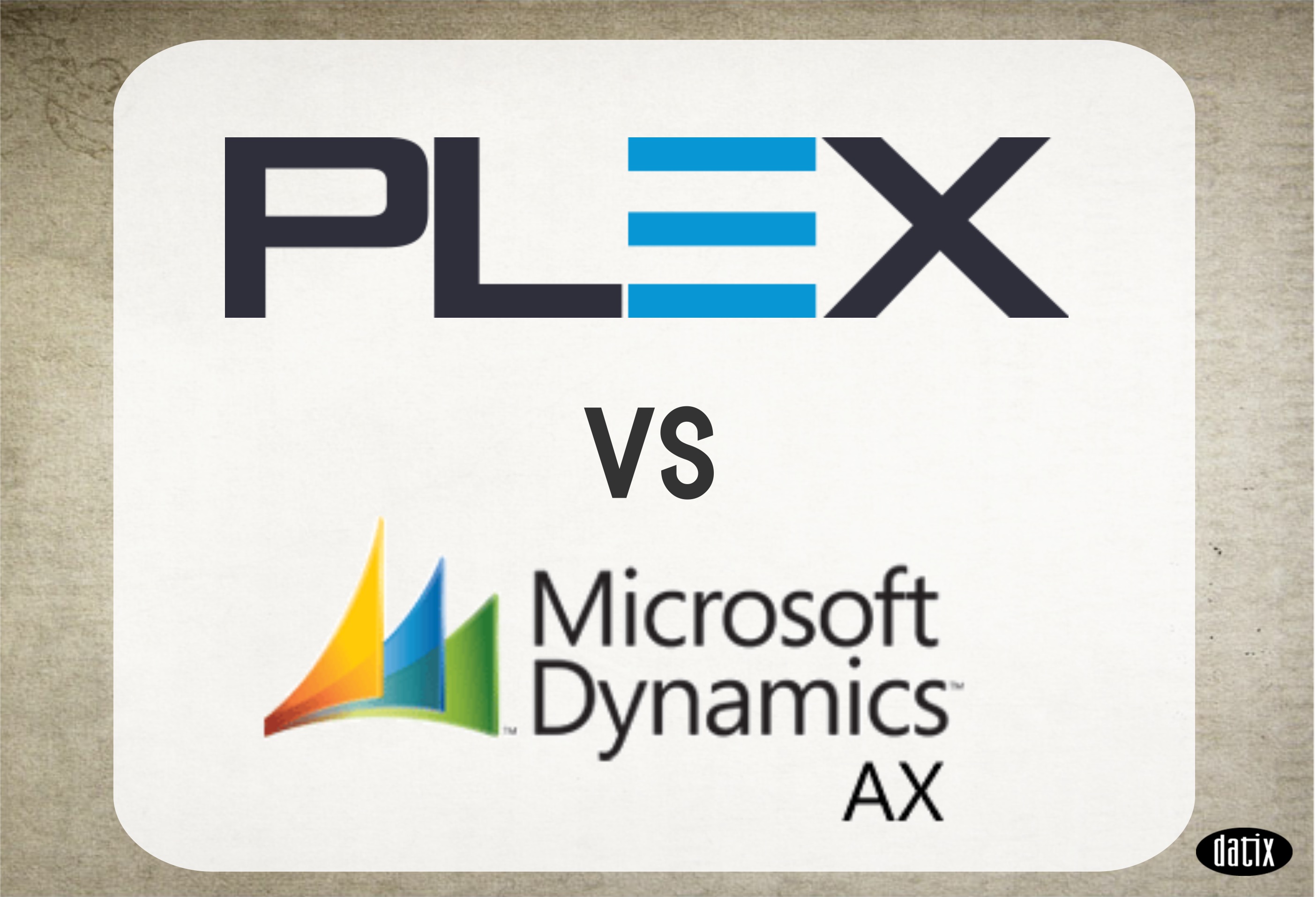 dynamics ax vs plex