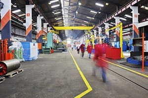 ironworks steel factory floor