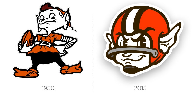 Cleveland Browns Unveil New Field Design With Brownie The Elf At