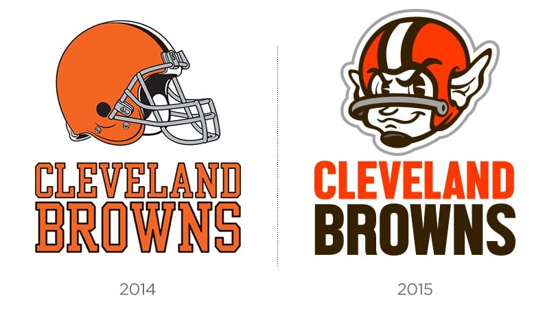 cleveland browns logo change