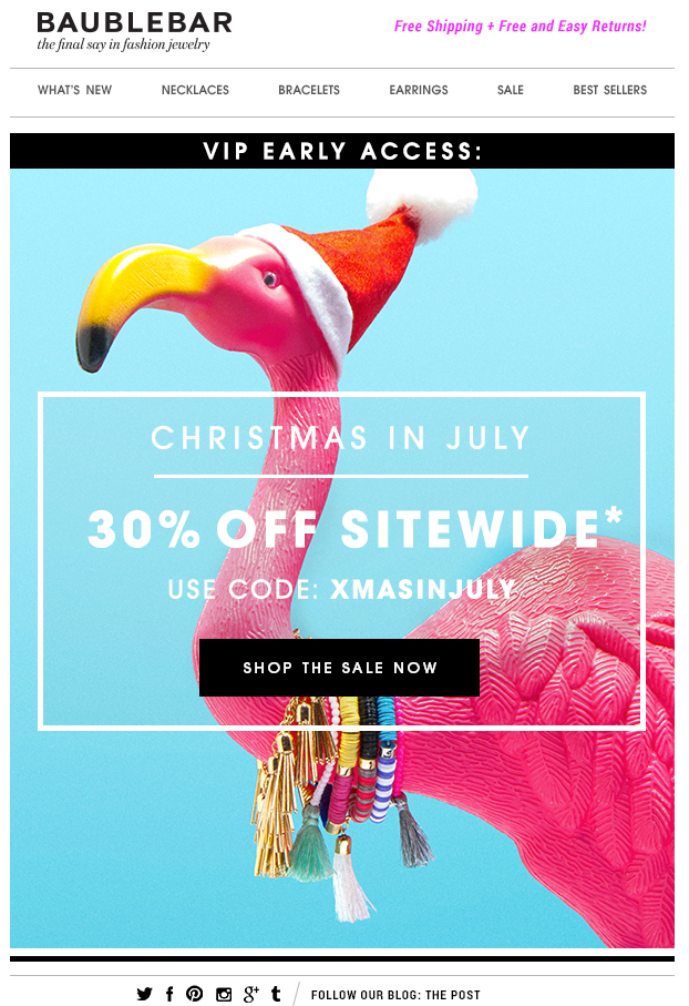 Baublebar VIP email